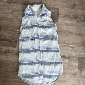 Beachlunchlounge Blue and White Striped Top s/p